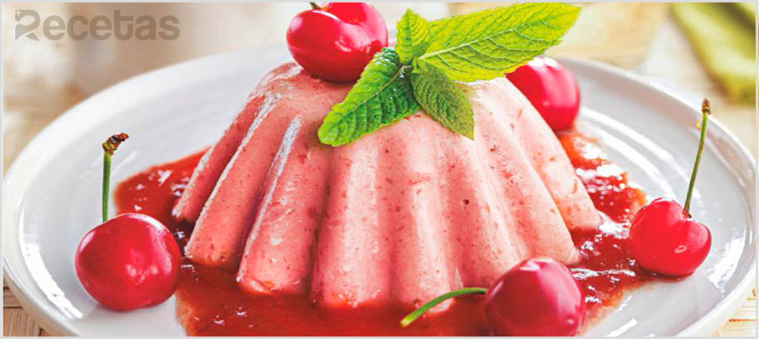 Bavaresas de cereza